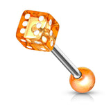 Roll The Dice Tongue Ring