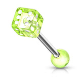Roll The Dice Tongue Ring